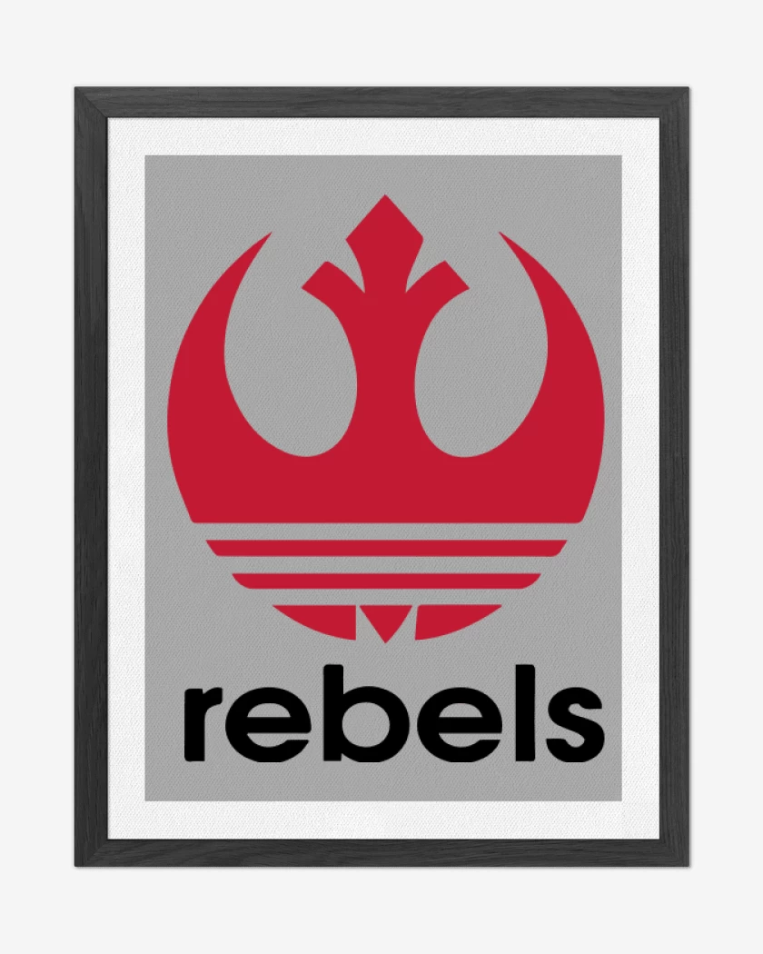 Cuadro decorativo Gris Melange de Rebels