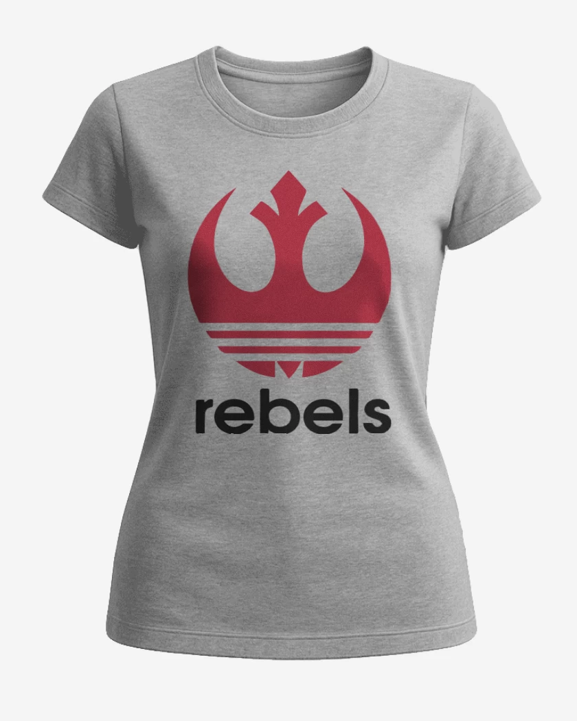 Polera de Mujer Gris Melange de Rebels