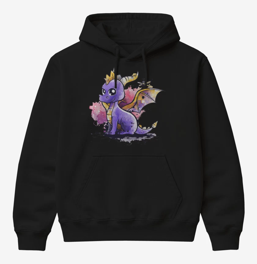 Poleron Canguro básico Negro de Spyro