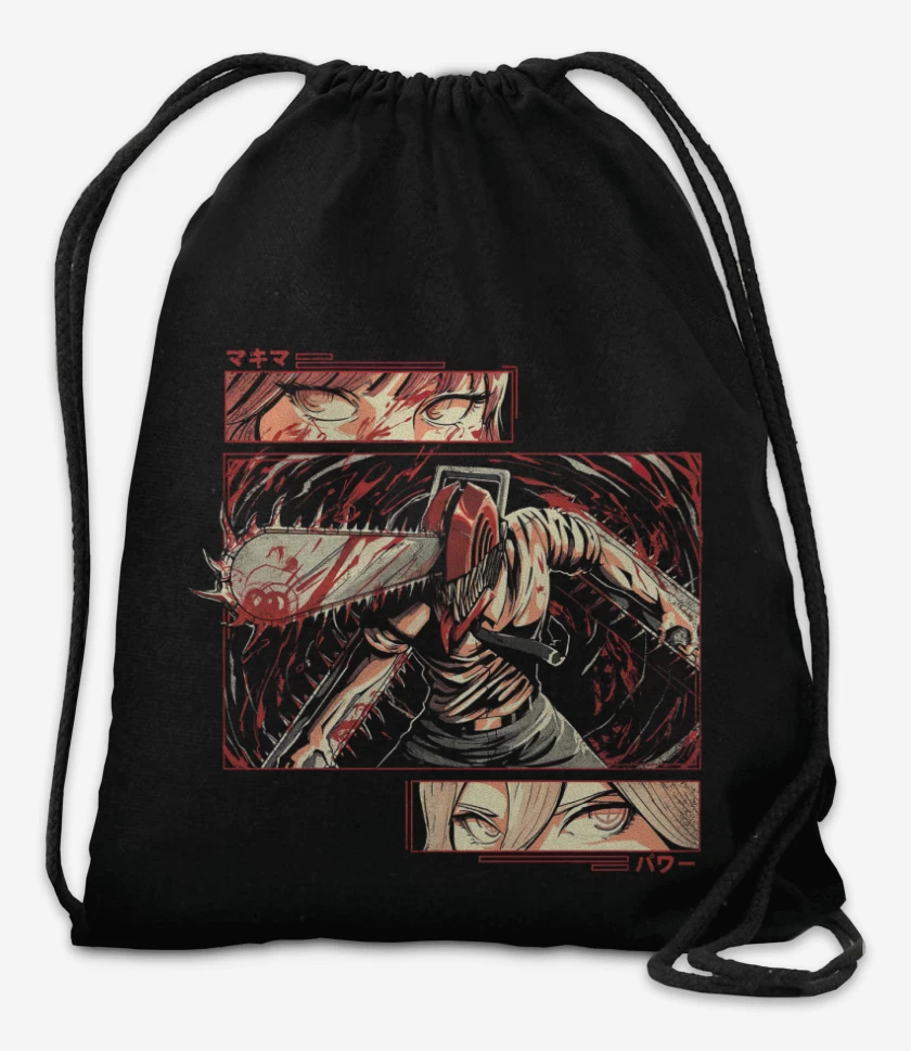 Mochila Negro de Chainsaw Man