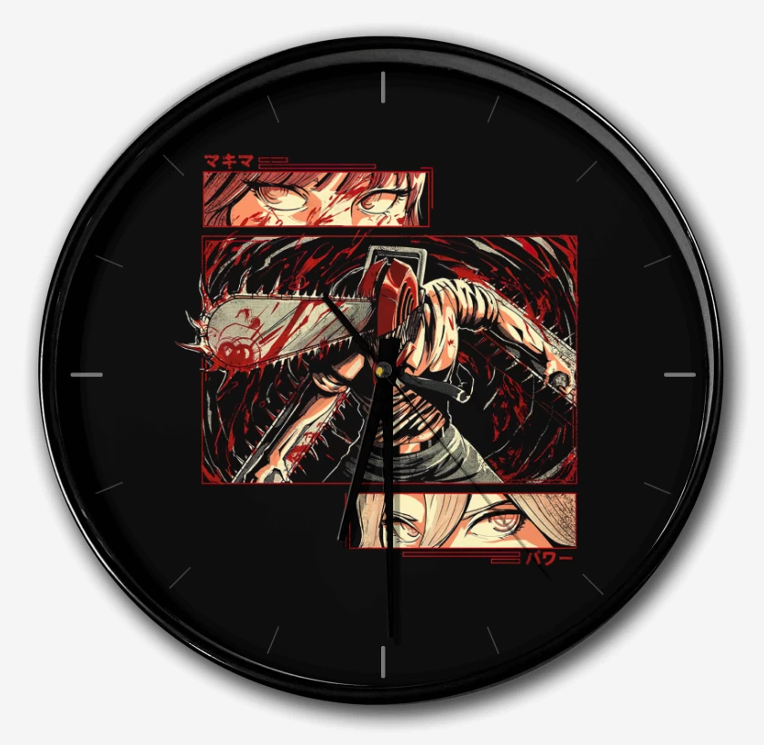 Reloj Negro de Chainsaw Man
