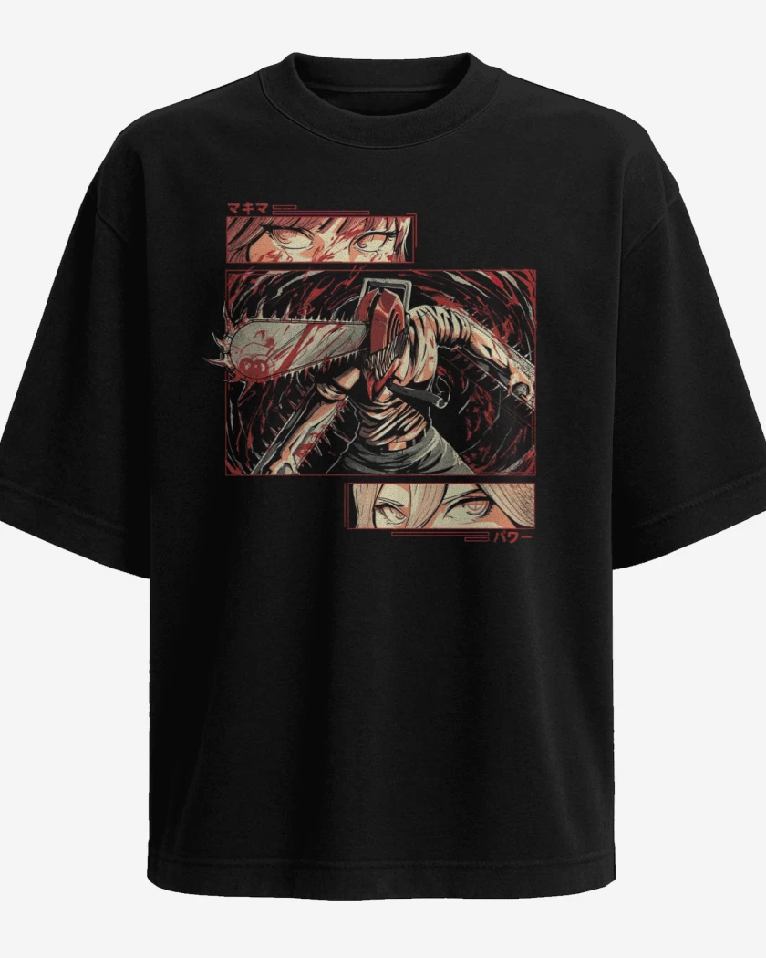 Polera Oversize Chainsaw Man