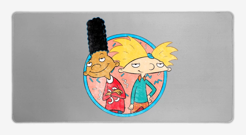 Mouse pad Gamer Gris Melange de Arnoldo y Gerardo