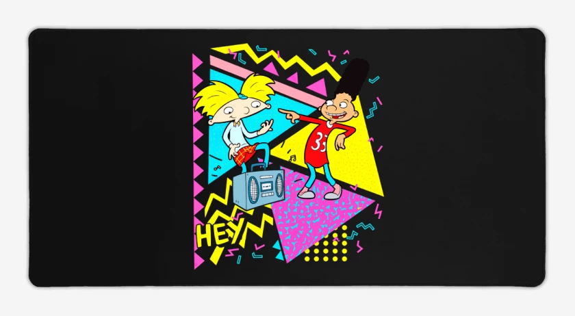 Mouse pad Gamer Negro de Arnoldo y Gerardo 2