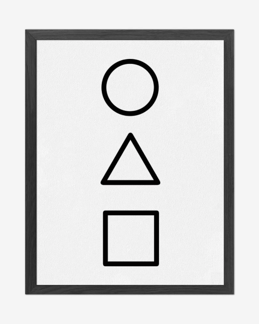 Cuadro decorativo Blanco de El Juego del calamar