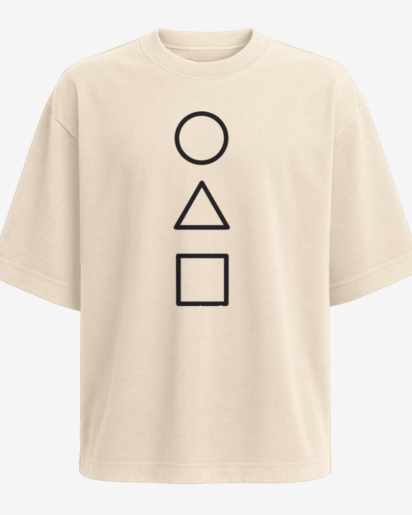 Polera Oversize Beige de El Juego del calamar