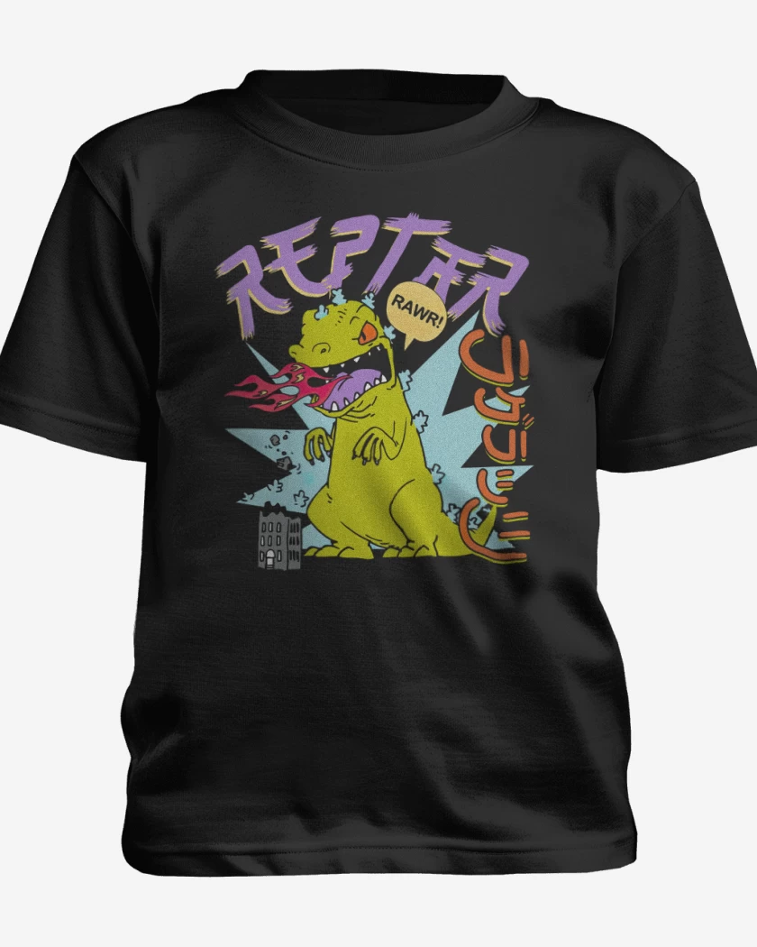 Polera de niño Negro de Reptar