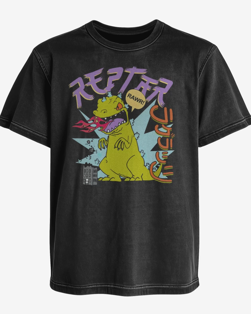 Polera desgastada Reptar