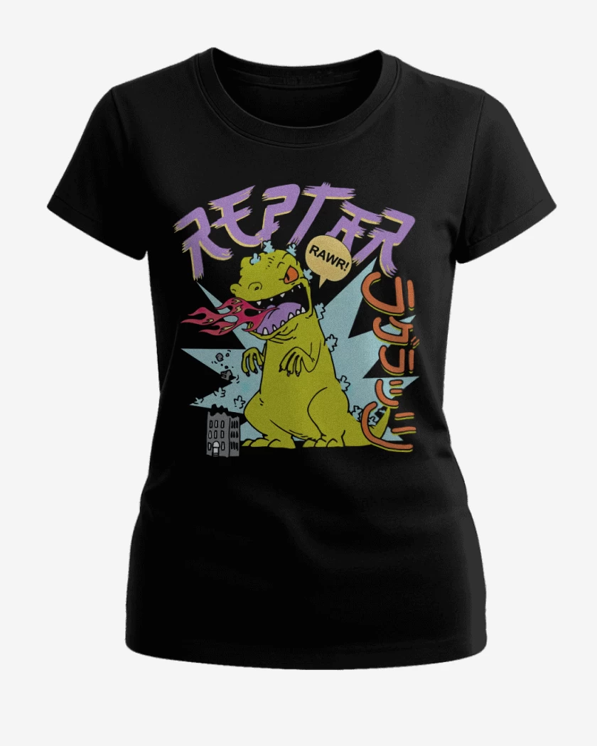 Polera de Mujer Negro de Reptar