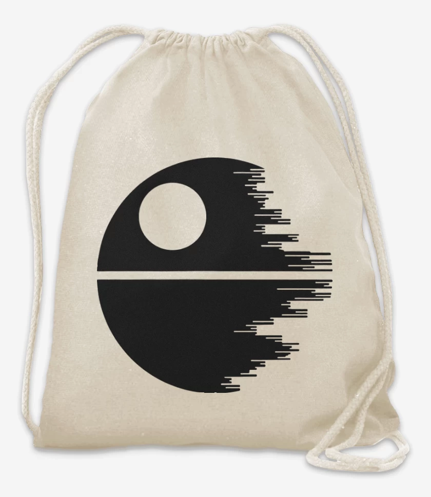 Mochila Blanco de Estrella de la muerte