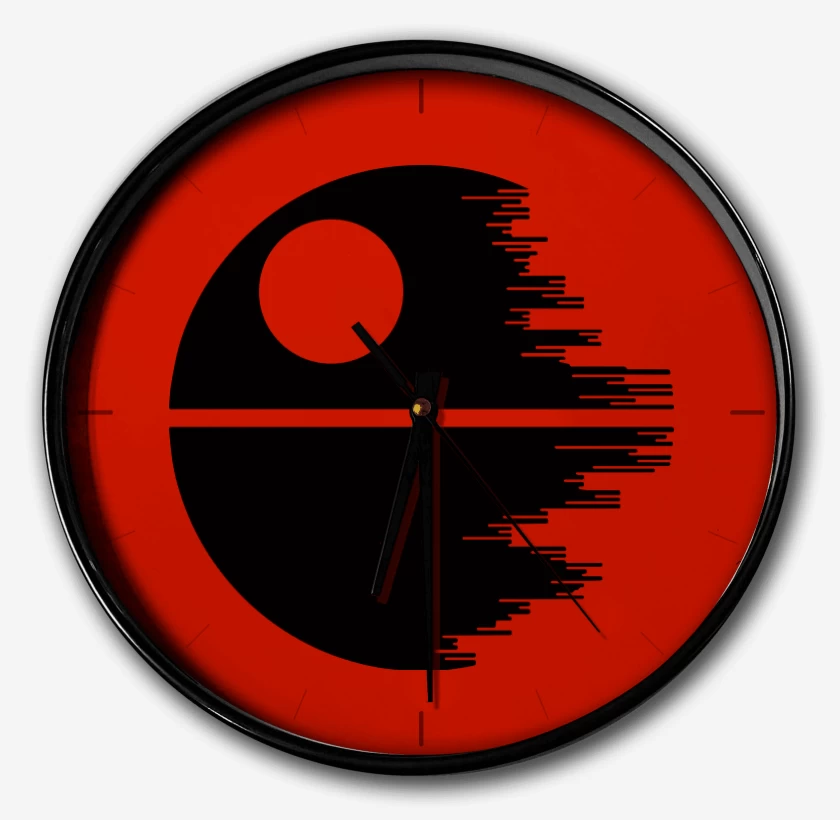 Reloj Rojo de Estrella de la muerte