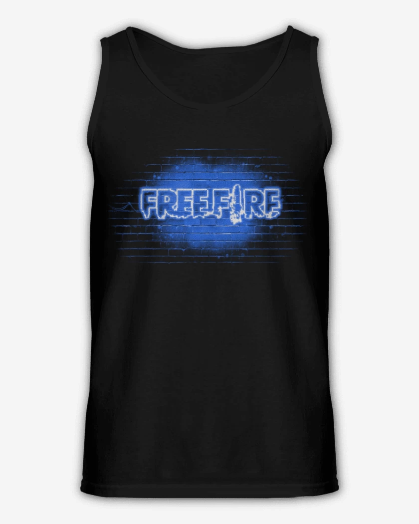 Sudadera Free fire neon azul