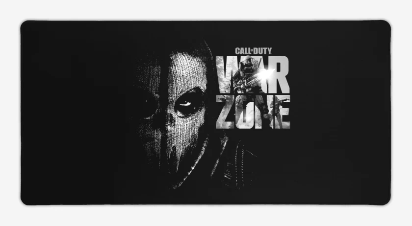 Mouse pad Gamer Negro de Warzone
