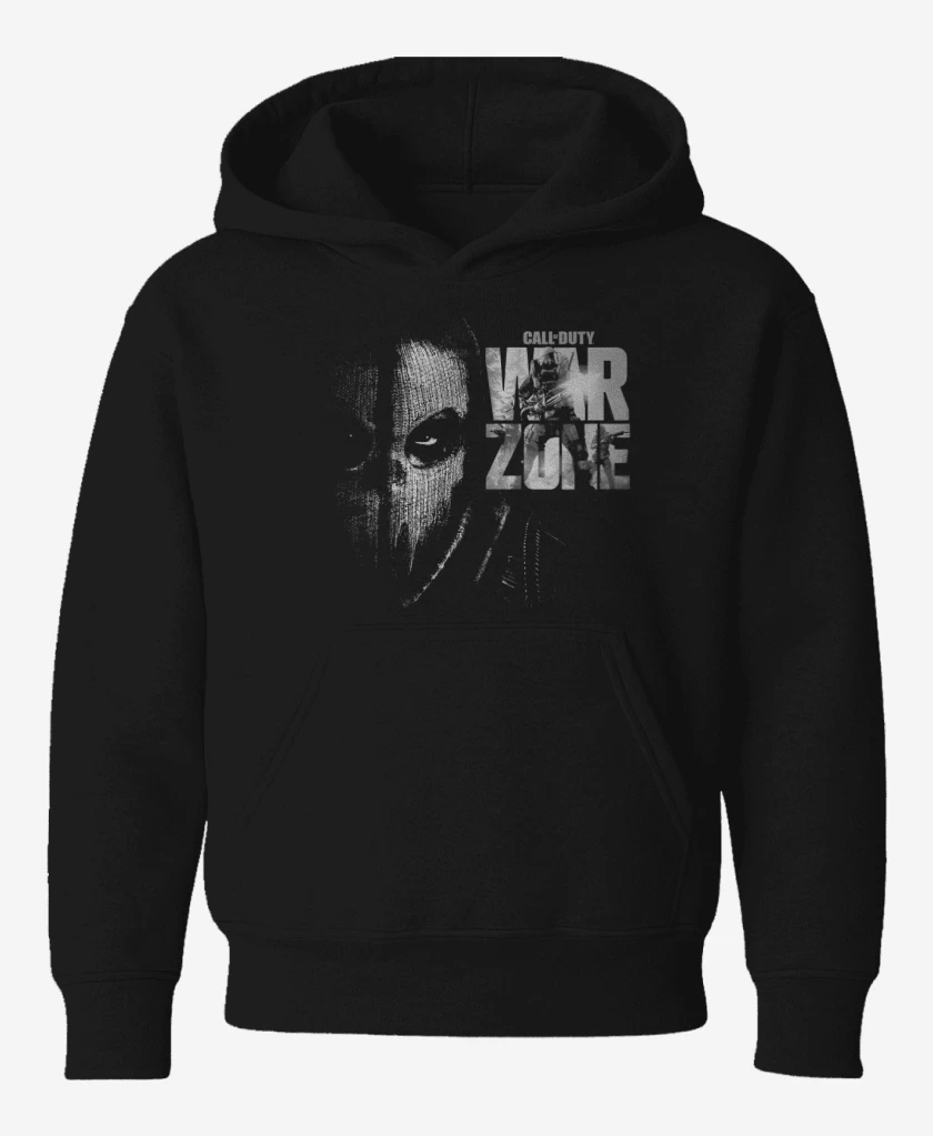 Poleron de niño Negro de Warzone