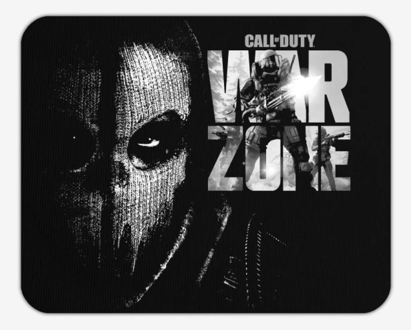 Mousepad Negro de Warzone