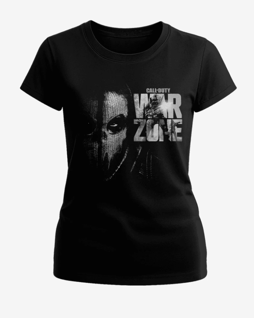 Polera de Mujer Negro de Warzone