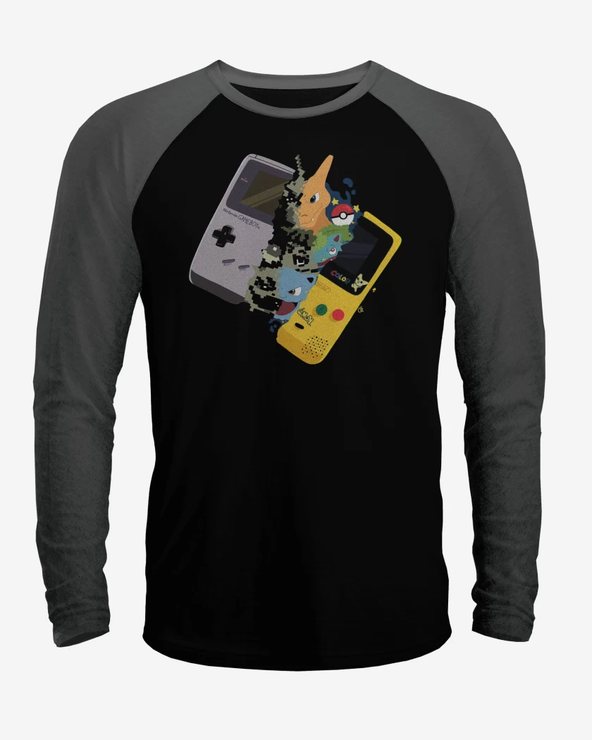 Polera Raglan Gameboy pokemon