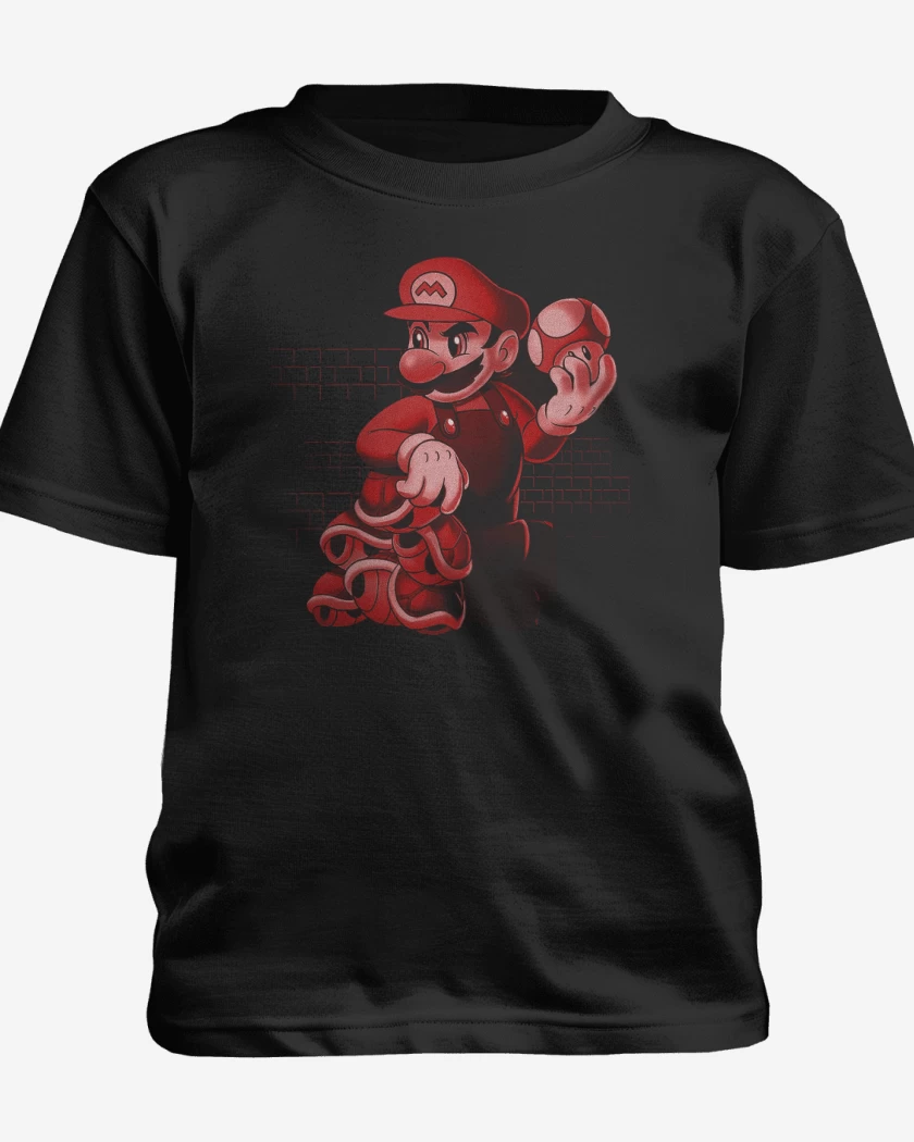 Polera de niño Negro de Bigote bros 
