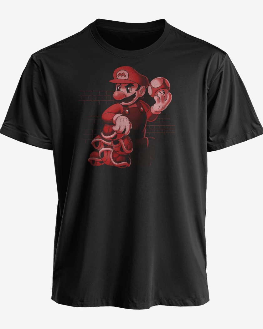 Polera premium Negro de Bigote bros 