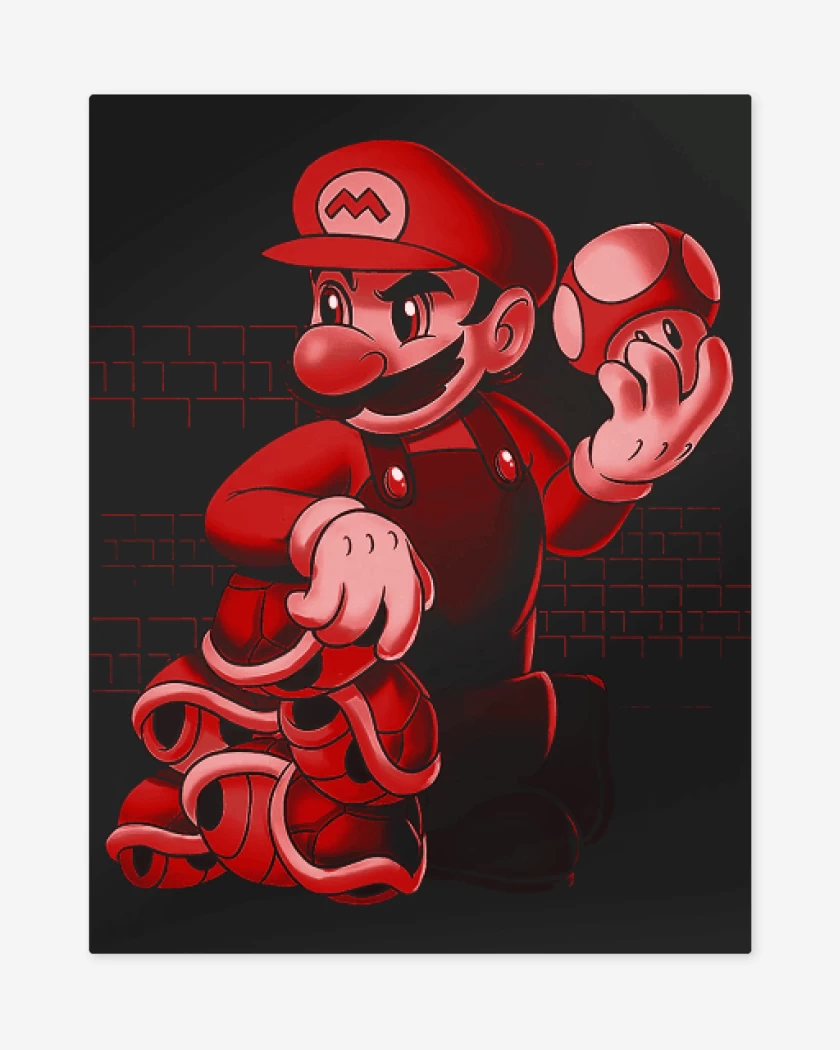 Print metalico Negro de Bigote bros 