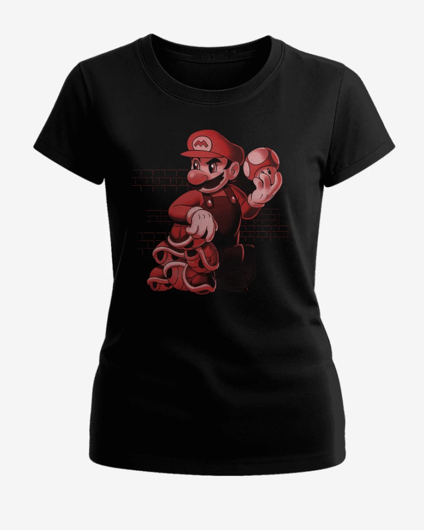 Polera de Mujer Negro de Bigote bros 