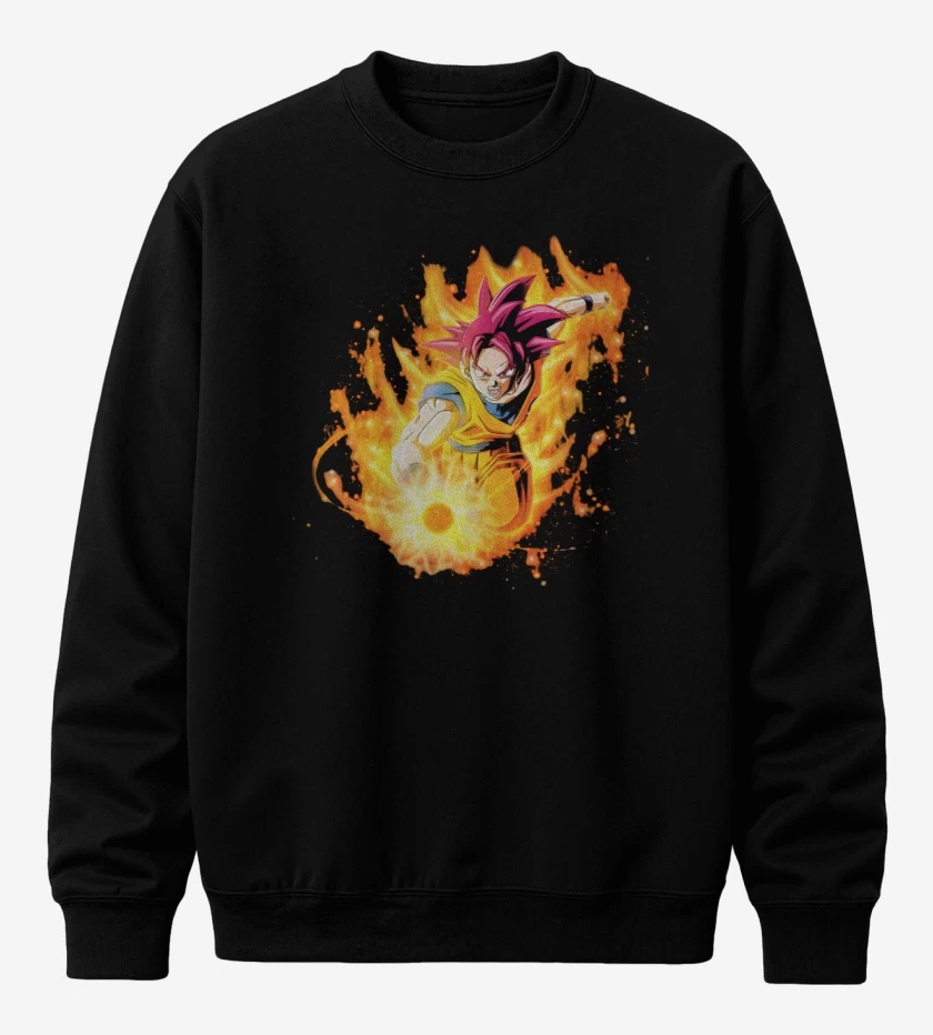 Poleron polo Negro de God mode
