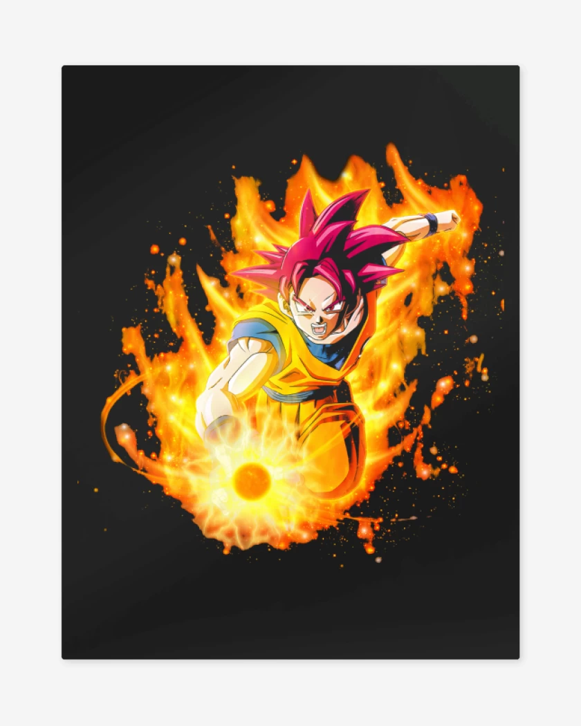 Print metalico Negro de God mode