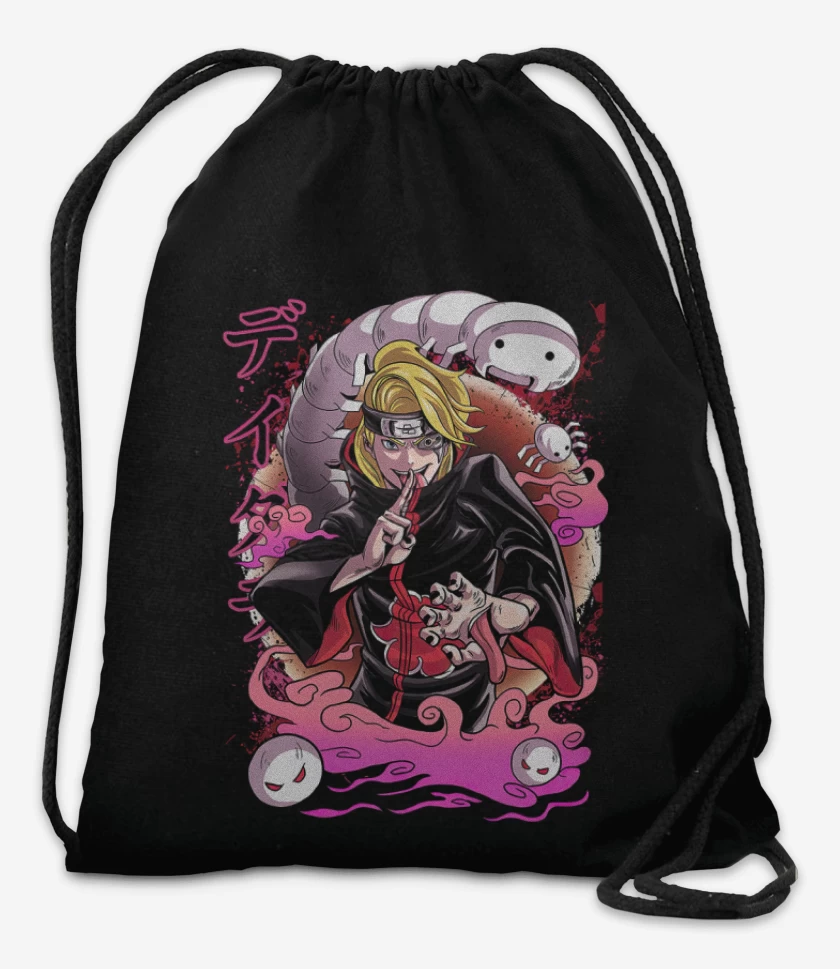 Mochila Negro de Deidara