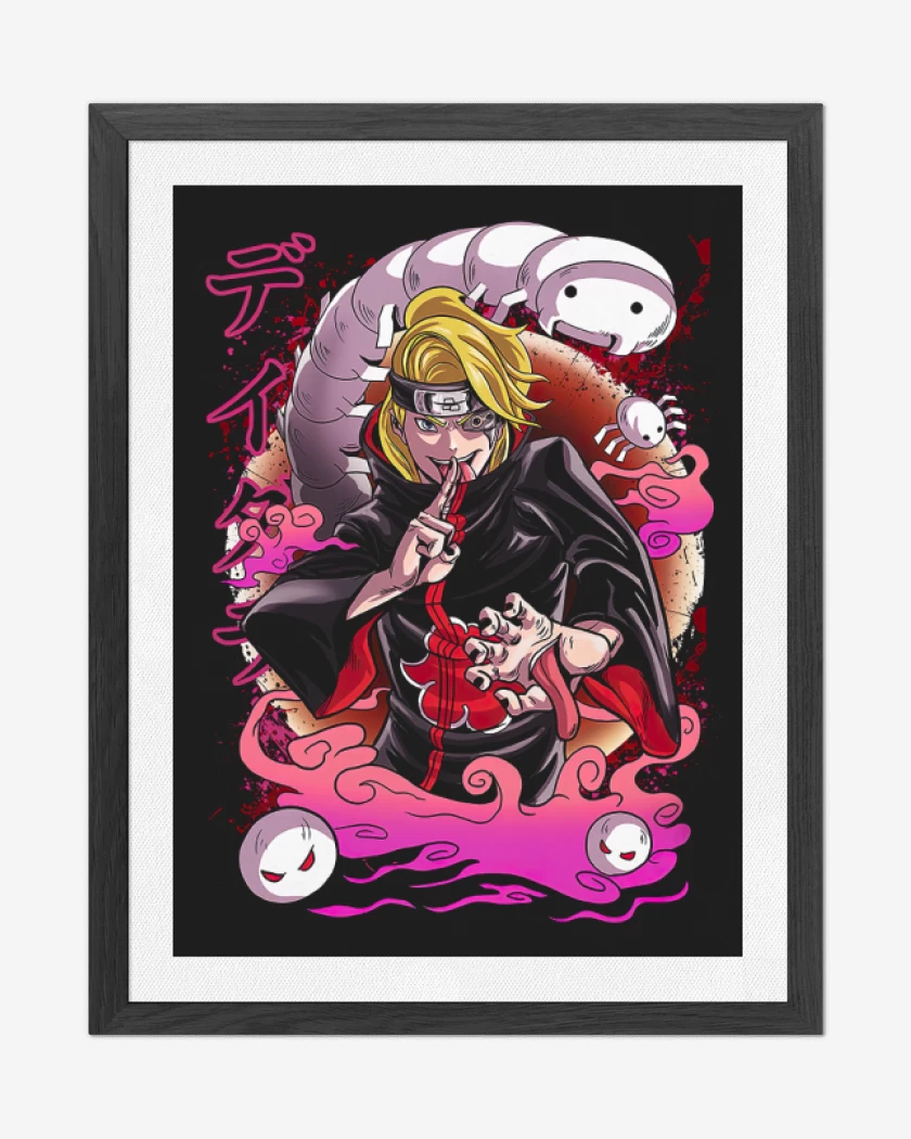 Cuadro decorativo Negro de Deidara