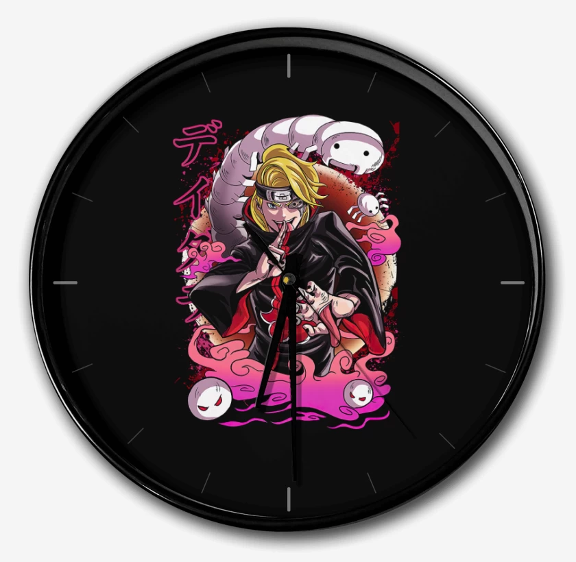 Reloj Negro de Deidara