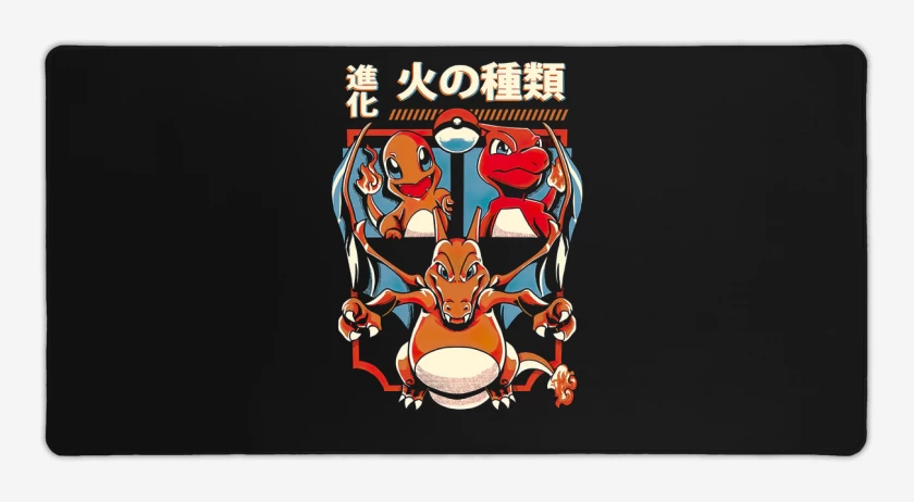 Mouse pad Gamer Equipo Fuego