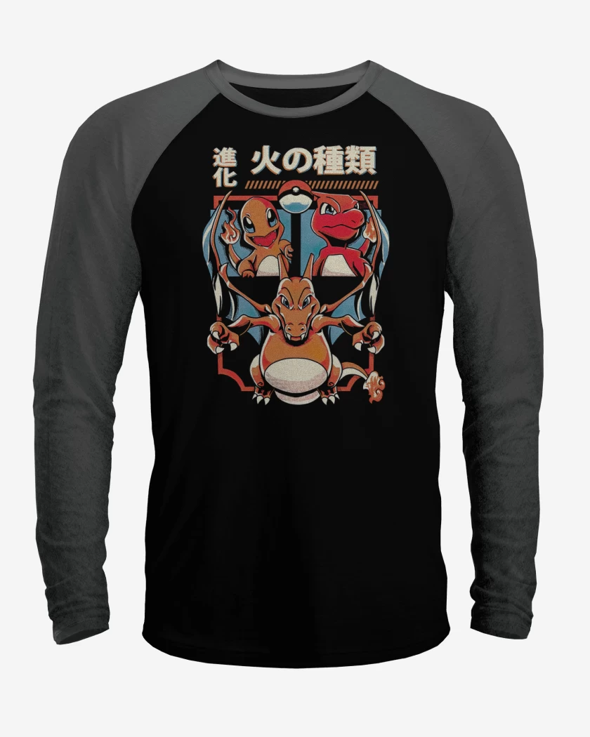 Polera Raglan Equipo Fuego