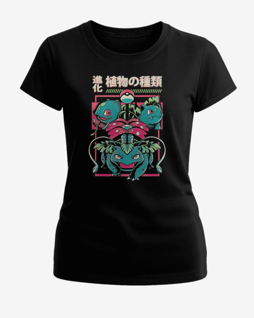 Polera de Mujer Negro de Equipo Planta