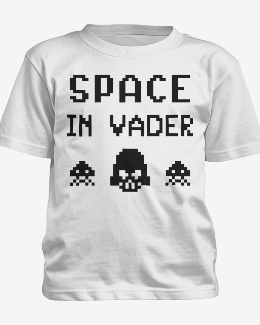 Polera de niño Blanco de Space In Vader
