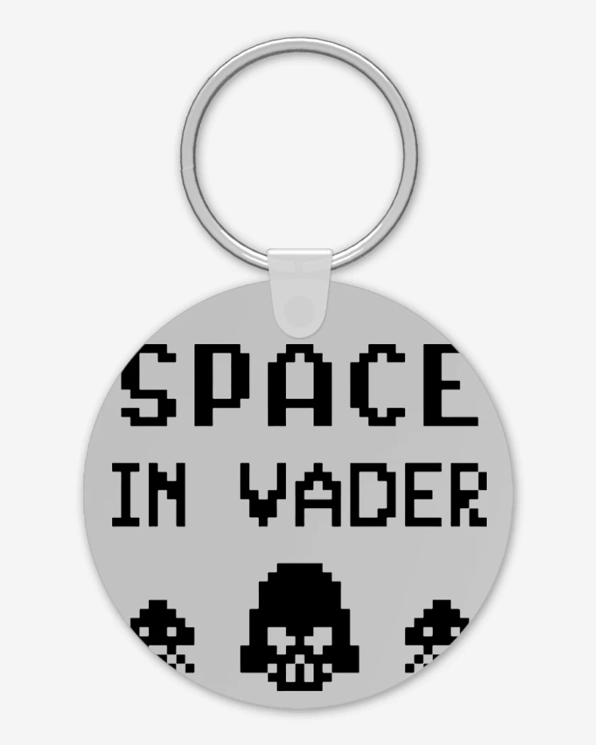 Llavero Gris Melange de Space In Vader