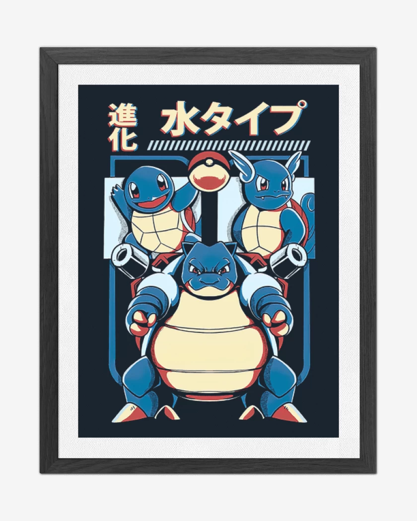 Cuadro decorativo Azul Marino de Equipo Agua