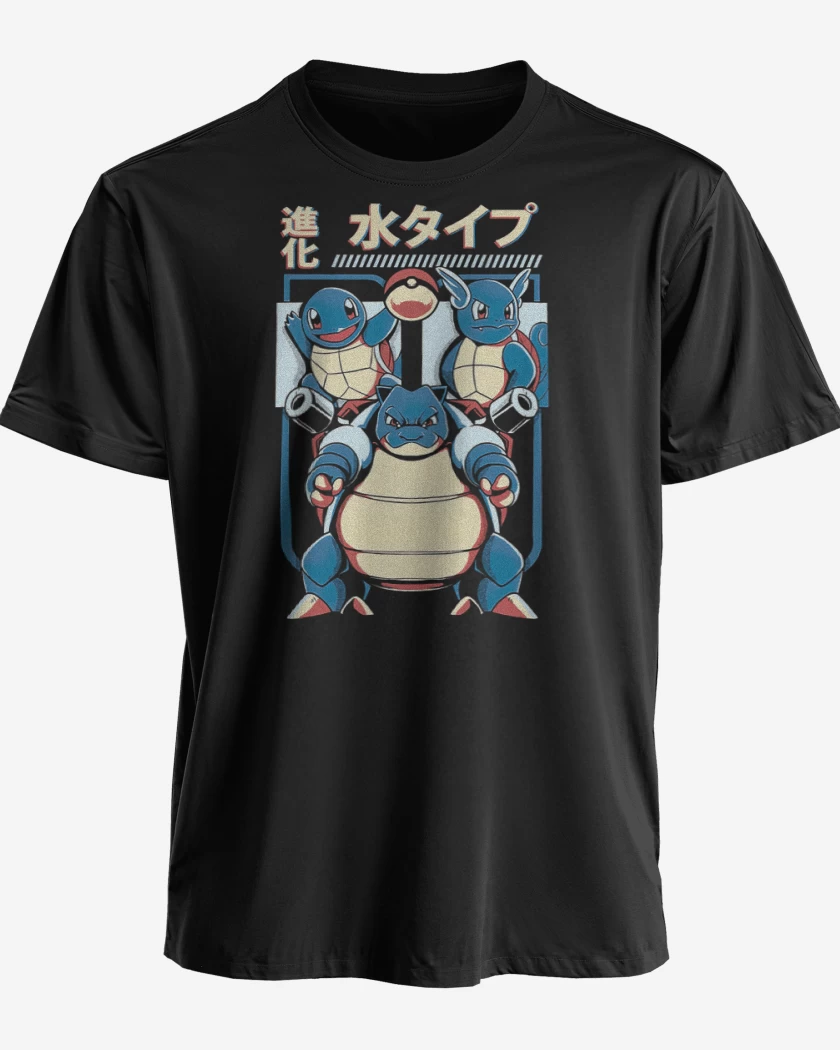 Polera premium Negro de Equipo Agua