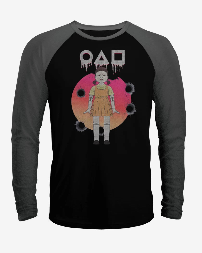 Polera Raglan Luz Verde, Luz Roja