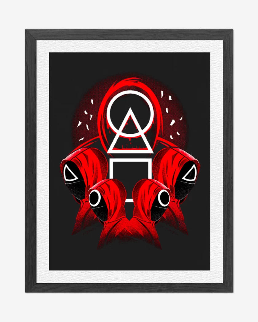 Cuadro decorativo Negro de El juego