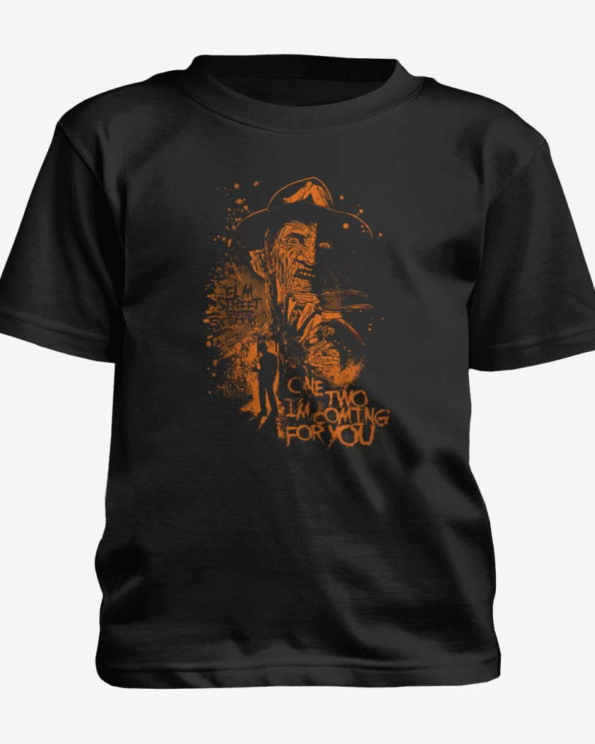 Polera de niño Negro de freddy krueger