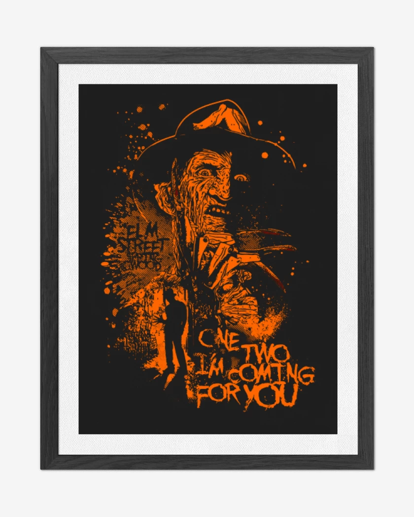 Cuadro decorativo freddy krueger