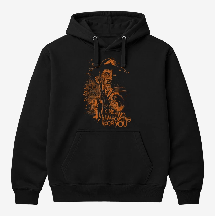 Polerón Canguro Negro de freddy krueger
