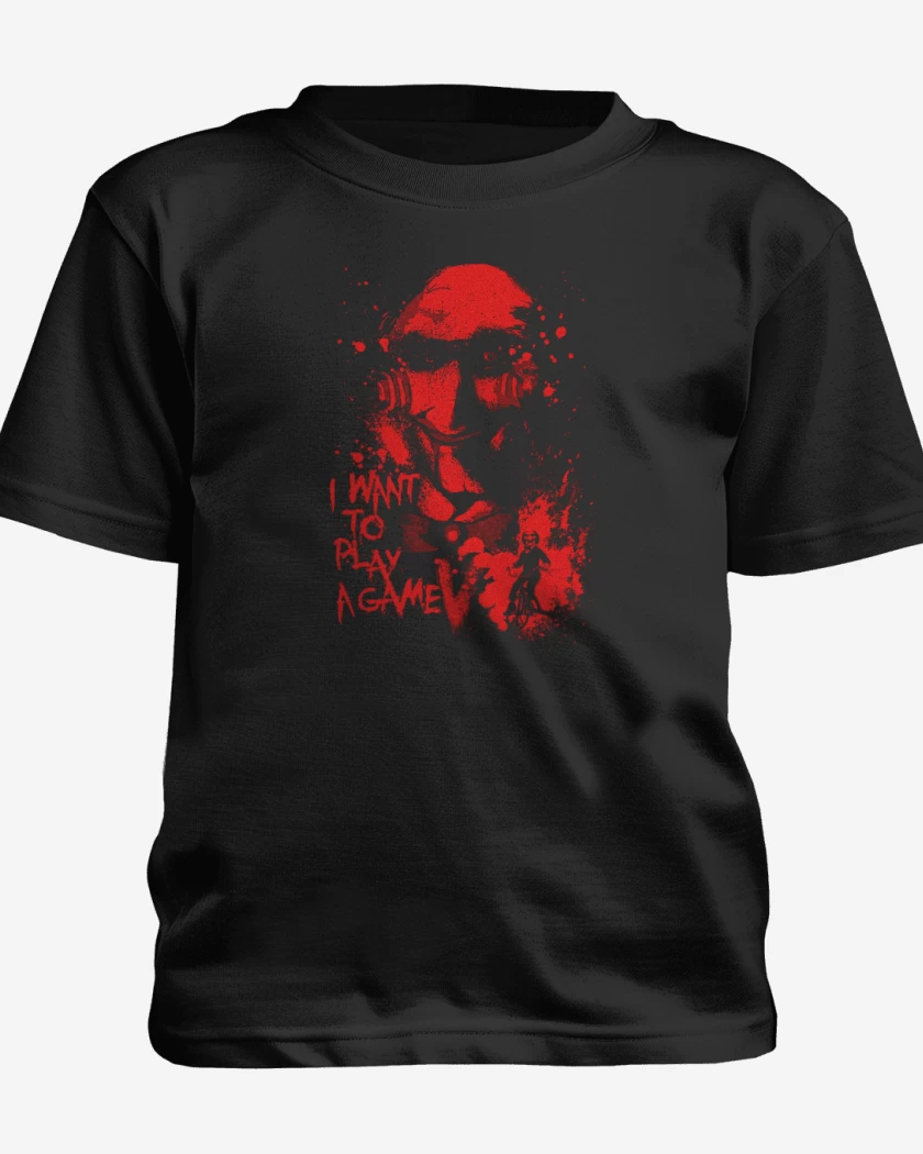 Polera de niño Negro de Saw 