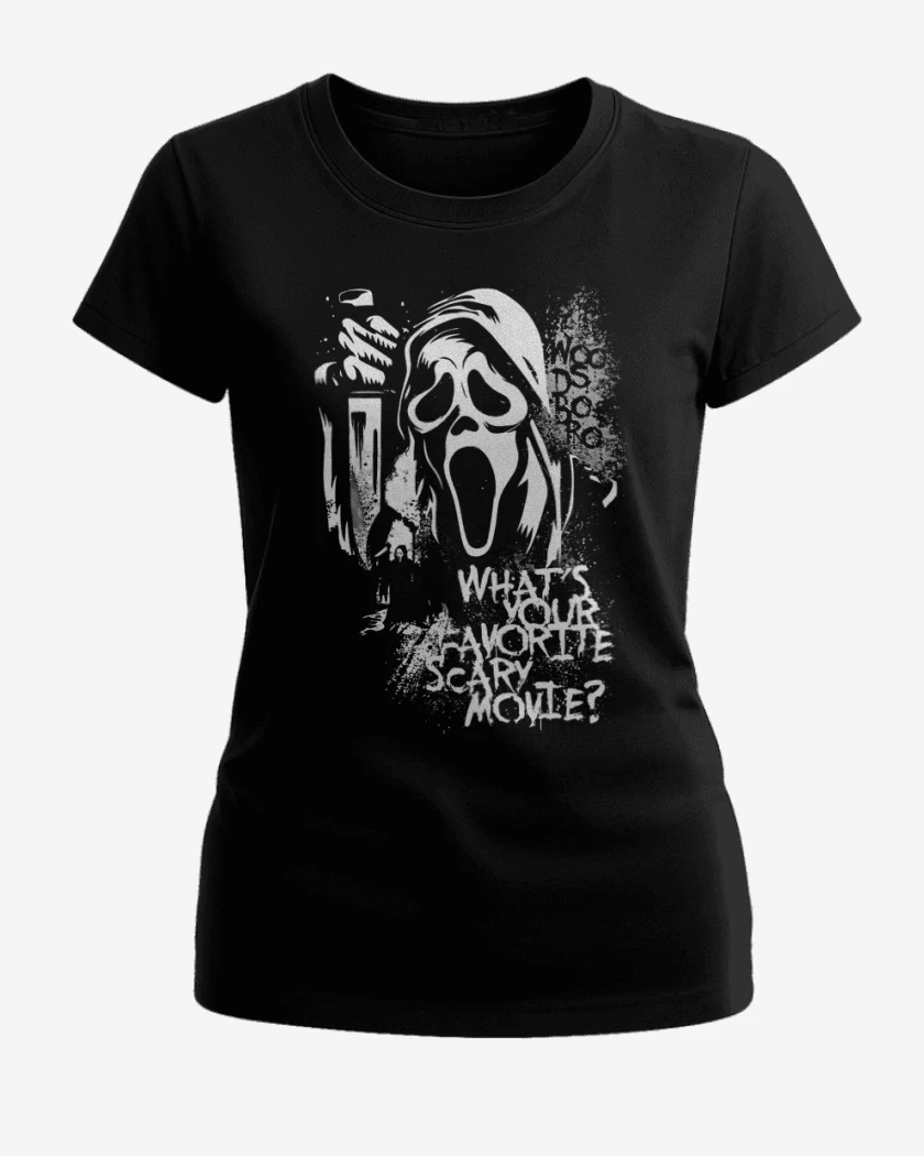Polera de Mujer Negro de Scream