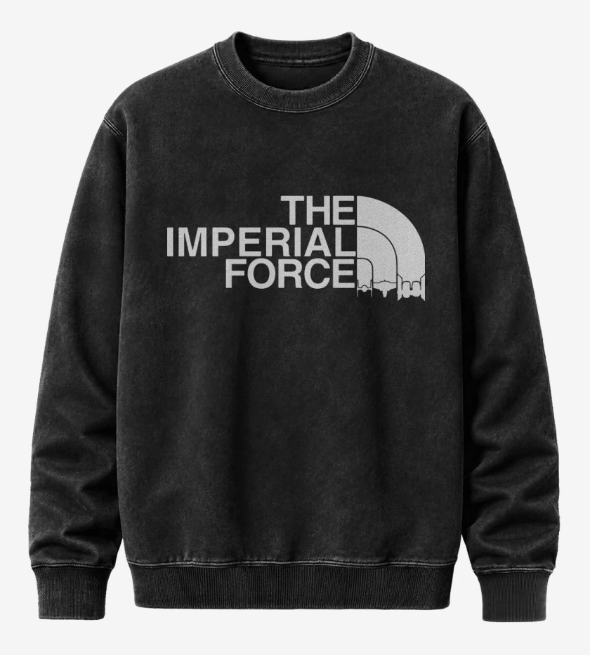 Poleron Polo Acid Wash Negro de The Imperial Force