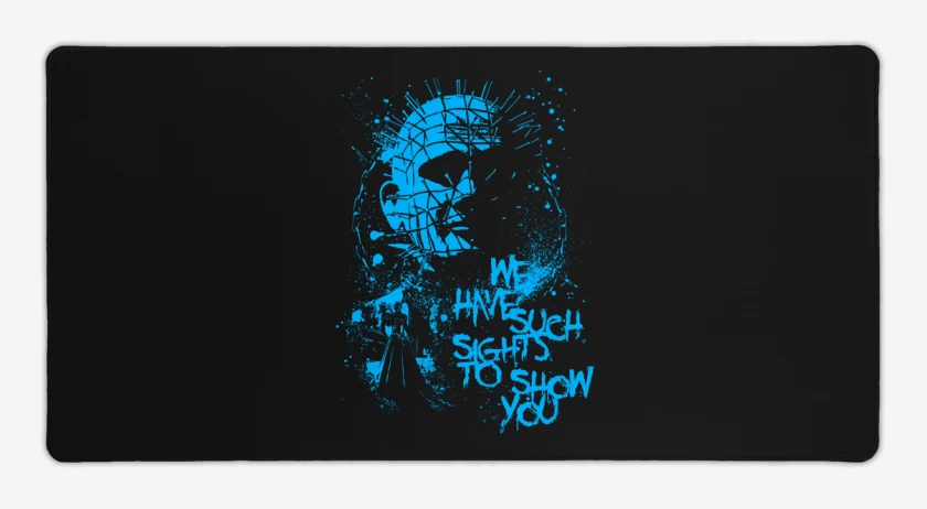 Mouse pad Gamer Negro de Hellraiser