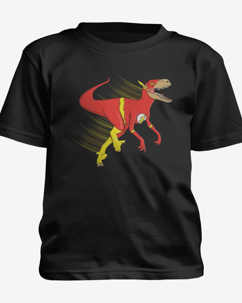 Polera de niño Negro de Velociflashptor