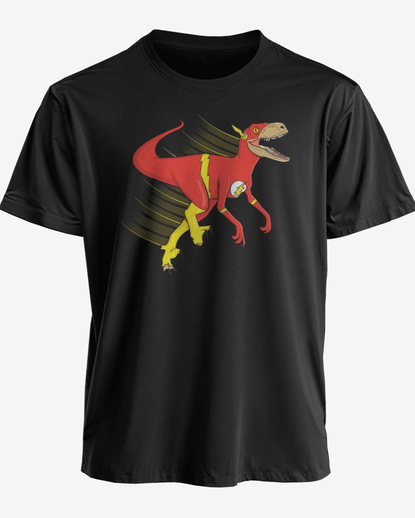 Polera premium Negro de Velociflashptor