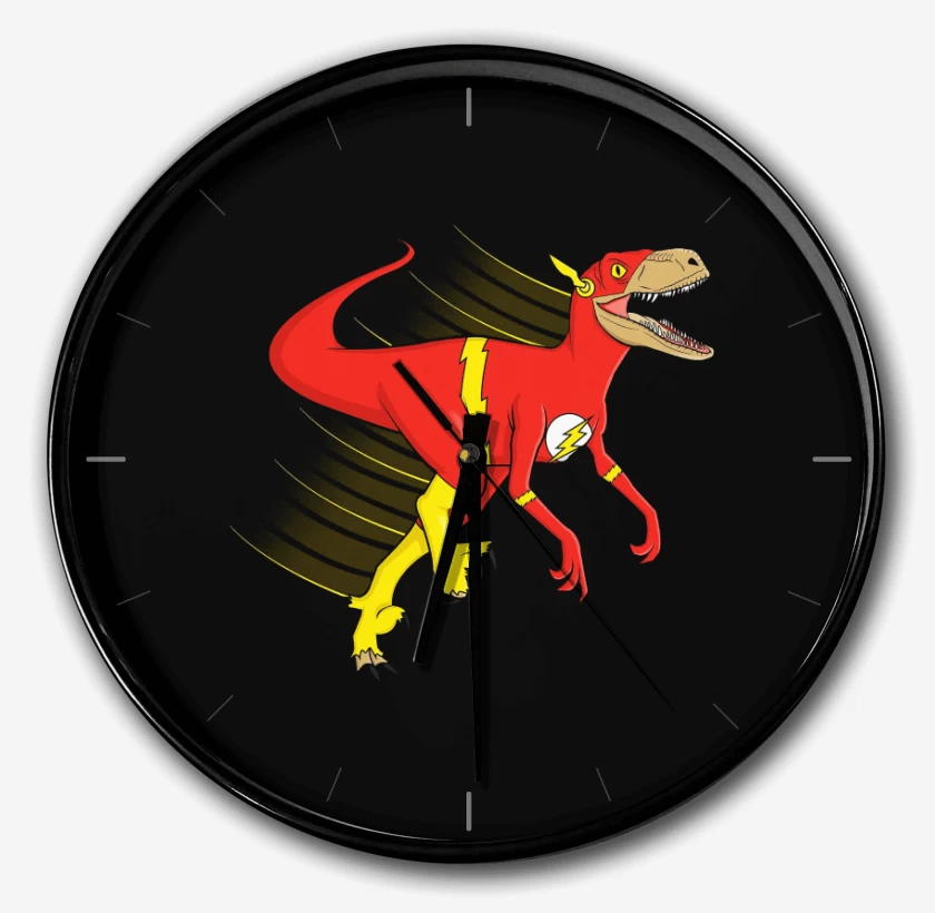 Reloj Negro de Velociflashptor
