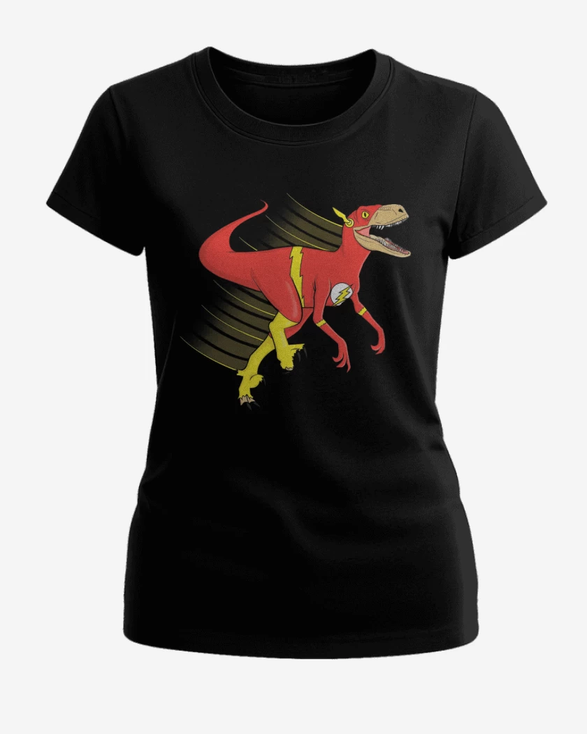 Polera de Mujer Negro de Velociflashptor